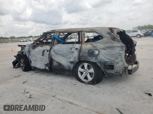 2021 Toyota Highlander L with VIN 5TDCZRAH6MS057978, listed as a Copart auction lot 49118145 with Not provided miles and Non repairable. Bid and sale history available at DreamBid. Image 2.