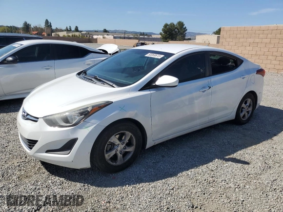 2015 Hyundai Elantra SE z VIN 5NPDH4AE1FH584223, wystawiony jako Copart lot #50069615 z przebiegiem 178 284 mil mil oraz Szkoda całkowita • Salvage title. Historia ofert i sprzedaży dostępna na DreamBid. Obrazek 1.