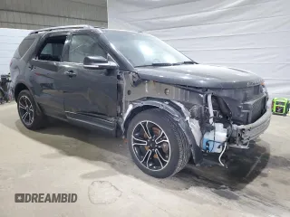 2015 Ford Explorer Sport с VIN 1FM5K8GTXFGB35657, выставлен на аукционе Copart как лот 58374375 с пробегом 90 080 миль миль и Списание • Salvage title. История ставок и продаж доступна на DreamBid. Изображение 4.