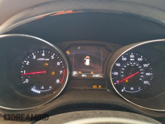 2017 Kia Sedona SX-L with VIN KNDME5C17H6327833, listed as a Copart auction lot 50885245 with 21,967 mi miles and Salvage Title. Bid and sale history available at carsss.com. Image 9.