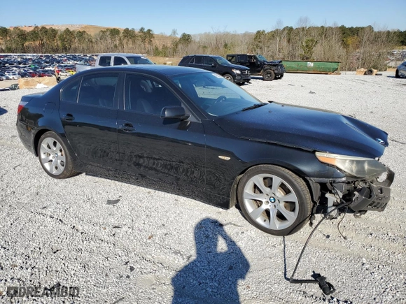2004 BMW 5 Series 545iA with VIN WBANB33534B108502, listed as a Copart auction lot 49930725 with 158,949 mi miles and Salvage Title. Bid and sale history available at carsss.com. Image 4.