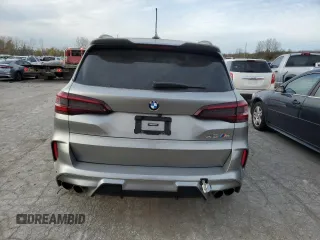 2021 BMW X5 M z VIN 5YMJU0C04M9F64315, wystawiony jako Copart lot #82029464 z przebiegiem Nie podano mil oraz Szkoda całkowita • Salvage title. Historia ofert i sprzedaży dostępna na DreamBid. Obrazek 6.