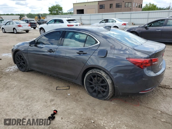 2015 Acura TLX Advance with VIN 19UUB2F71FA013663, listed as a Copart auction lot 58740755 with 102,031 mi miles and Salvage title. Bid and sale history available at DreamBid. Image 2.