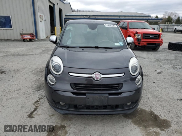 2015 FIAT 500L Lounge with VIN ZFBCFACH4FZ033464, listed as a Copart auction lot 53490295 with 169,288 mi miles and Salvage Title. Bid and sale history available at DreamBid. Image 5.