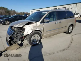 2012 Chrysler Town & Country Limited with VIN 2C4RC1GG5CR246186, listed as a Copart auction lot 87894375 with 113,300 mi miles and Salvage Title. Bid and sale history available at carsss.com. Image 1.