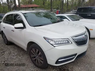 2015 Acura MDX Tech Pkg with VIN 5FRYD3H45FB011326, listed as a IAAI auction lot 41960670 with 136,016 mi miles. Bid and sale history available at carsss.com. Image 1.