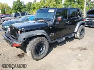 2018 Jeep Wrangler JK Unlimited Sport S with VIN 1C4BJWDG1JL847643, listed as a Copart auction lot 69228264 with 78,440 mi miles and Salvage Title. Bid and sale history available at carsss.com. Image 1.