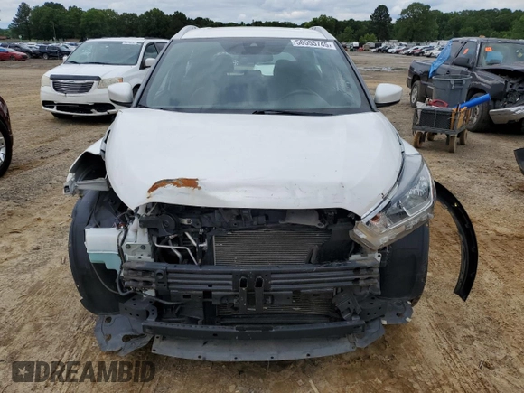 2020 Nissan Kicks SV with VIN 3N1CP5CV6LL546129, listed as a Copart auction lot 58555745 with 65,440 mi miles and Clean title. Bid and sale history available at DreamBid. Image 5.
