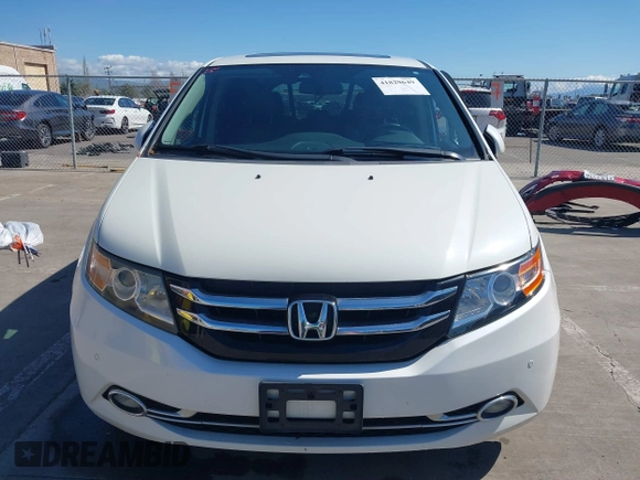 2015 Honda Odyssey Touring Elite with VIN 5FNRL5H91FB038099, listed as a IAAI auction lot 41829649 with 167,017 mi miles and . Bid and sale history available at DreamBid. Image 12.