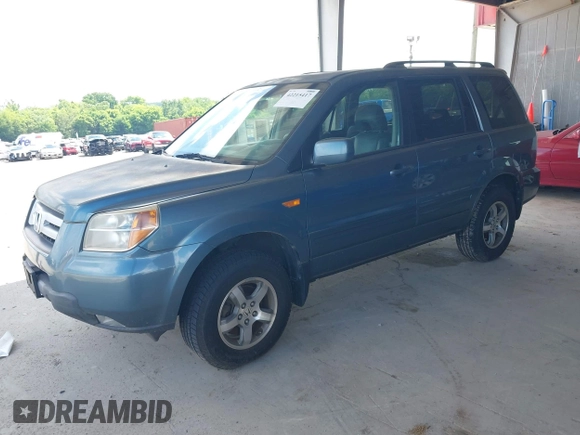 2008 Honda Pilot EX-L with VIN 5FNYF185X8B025878, listed as a IAAI auction lot 42215417 with 224,341 mi miles and . Bid and sale history available at DreamBid. Image 2.