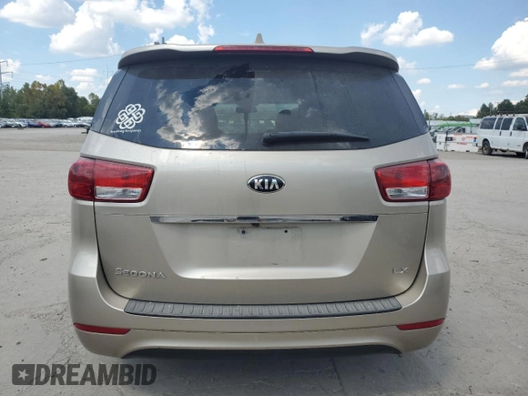 2017 Kia Sedona LX with VIN KNDMB5C17H6230575, listed as a Copart auction lot 68925784 with 113,572 mi miles and Salvage Title. Bid and sale history available at DreamBid. Image 6.