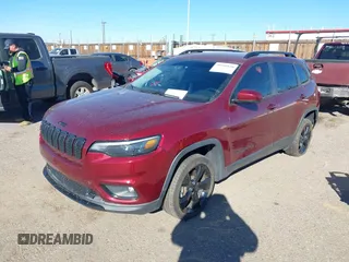 2019 Jeep Cherokee Latitude Plus with VIN 1C4PJMLX5KD456292, listed as a IAAI auction lot 40940110 with 95,622 mi miles and . Bid and sale history available at DreamBid. Image 2.