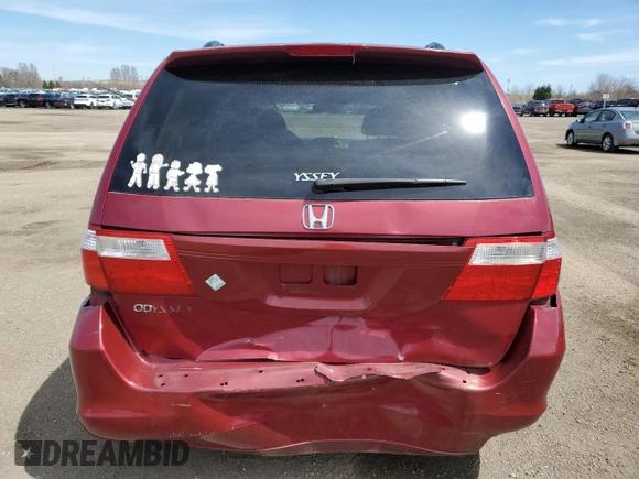 2006 Honda Odyssey EX z VIN 5FNRL38416B508267, wystawiony jako Copart lot #54671035 z przebiegiem 408 842 mil mil oraz Szkoda całkowita • Salvage title. Historia ofert i sprzedaży dostępna na DreamBid. Obrazek 6.