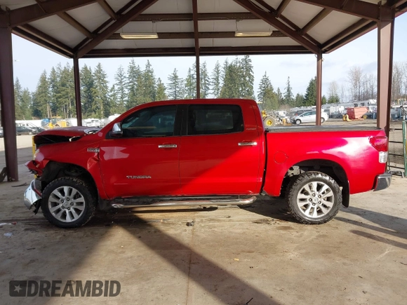 2012 Toyota Tundra 4WD Truck LTD with VIN 5TFHW5F13CX268552, listed as a IAAI auction lot 41461707 with 199,502 mi miles. Bid and sale history available at carsss.com. Image 14.