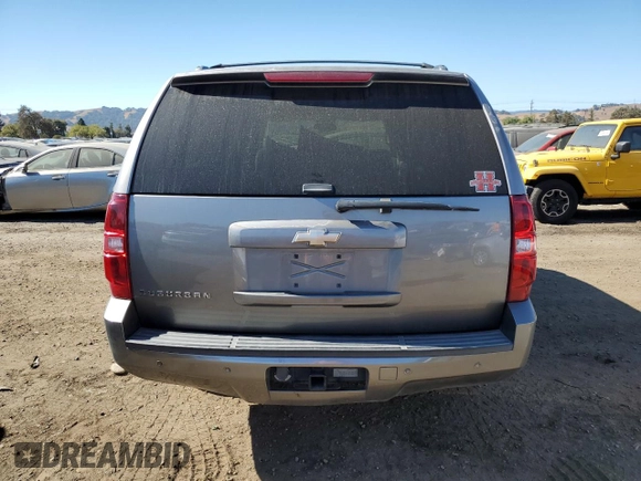 2008 Chevrolet Suburban LTZ with VIN 3GNFC16J18G172933, listed as a Copart auction lot 76124934 with 156,089 mi miles and Salvage Title. Bid and sale history available at carsss.com. Image 6.