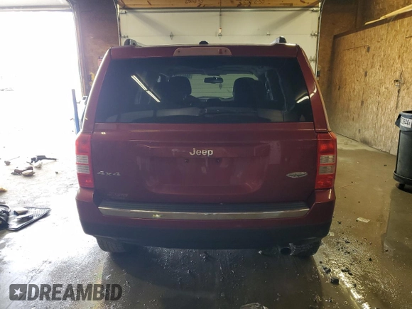 2016 Jeep Patriot High Altitude with VIN 1C4NJRFBXGD597578, listed as a Copart auction lot 58857115 with 128,911 mi miles and Salvage title. Bid and sale history available at DreamBid. Image 6.