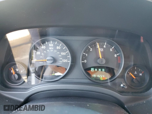2012 Jeep Patriot Sport with VIN 1C4NJPBB6CD619077, listed as a Copart auction lot 64293135 with 191,654 mi miles and Salvage title. Bid and sale history available at DreamBid. Image 9.