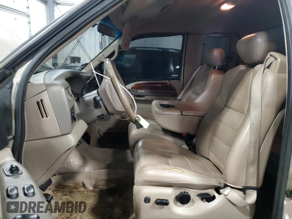 2001 Ford Super Duty F-250 XL with VIN 1FTNX21F51EC56106, listed as a Copart auction lot 89001365 with 153,839 mi miles and Salvage Title. Bid and sale history available at carsss.com. Image 7.