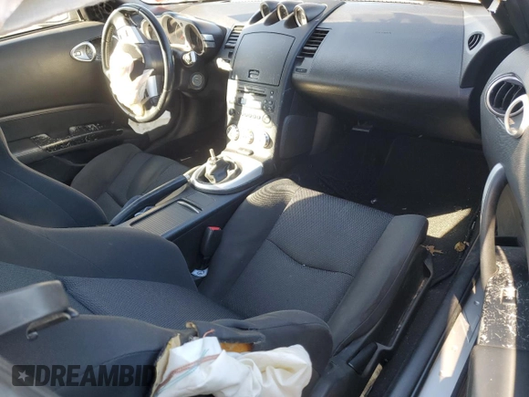 2007 Nissan 350Z Touring with VIN JN1BZ34E87M551191, listed as a Copart auction lot 47386845 with Not Provided miles and Salvage Title. Bid and sale history available at carsss.com. Image 8.