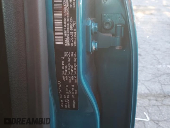 2021 Jeep Renegade Latitude with VIN ZACNJDB16MPM35585, listed as a Copart auction lot 78392904 with 151,653 mi miles and Salvage Title. Bid and sale history available at DreamBid. Image 12.