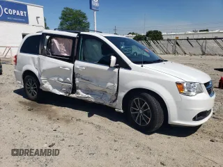 2017 Dodge Grand Caravan SXT with VIN 2C4RDGCG5HR858871, listed as a Copart auction lot 54545545 with Not Provided miles and Salvage Title. Bid and sale history available at DreamBid. Image 4.