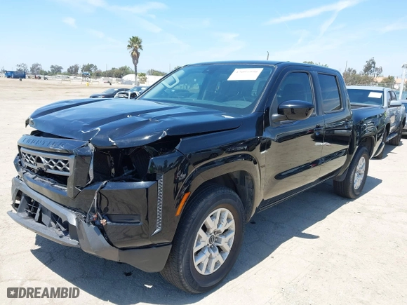 2022 Nissan Frontier S with VIN 1N6ED1EJ3NN689489, listed as a IAAI auction lot 42095990 with 46,338 mi miles. Bid and sale history available at carsss.com. Image 17.