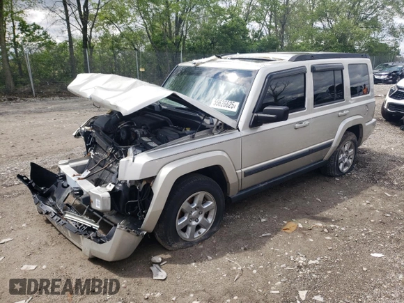 2007 Jeep Commander Sport with VIN 1J8HG48KX7C669678, listed as a Copart auction lot 55626625 with 150,760 mi miles and Clean title. Bid and sale history available at DreamBid. Image 1.