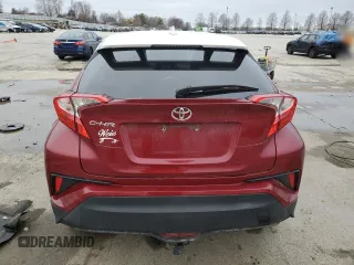 2018 Toyota C-HR XLE with VIN NMTKHMBX0JR023505, listed as a Copart auction lot 47661695 with 138,178 mi miles and Salvage Title. Bid and sale history available at carsss.com. Image 6.