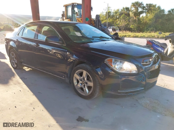 2008 Chevrolet Malibu LT w/1LT with VIN 1G1ZH57B984260429, listed as a IAAI auction lot 41801319 with 201,277 mi miles. Bid and sale history available at carsss.com. Image 1.