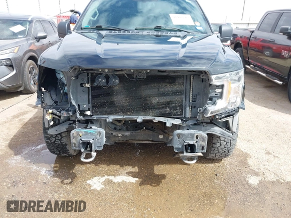 2018 Ford F-150 XL with VIN 1FTEW1E51JFD38844, listed as a IAAI auction lot 41911102 with 116,887 mi miles. Bid and sale history available at carsss.com. Image 6.