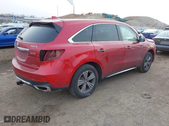 2020 Acura MDX with VIN 5J8YD4H31LL049113, listed as a IAAI auction lot 41315149 with 39,030 mi miles. Bid and sale history available at carsss.com. Image 4.