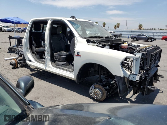 2023 Ram 2500 Laramie with VIN 3C6UR5FL4PG634799, listed as a Copart auction lot 59219294 with 0 mi miles and Non Repairable. Bid and sale history available at carsss.com. Image 4.