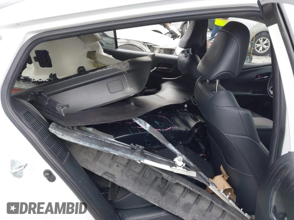2021 Toyota Prius LE with VIN JTDKAMFP5M3181120, listed as a IAAI auction lot 41623588 with 83,809 mi miles and . Bid and sale history available at DreamBid. Image 8.