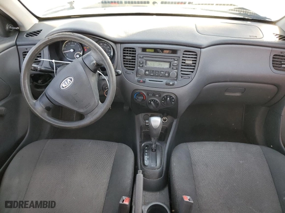2008 Kia Rio LX with VIN KNADE123686386431, listed as a Copart auction lot 77200654 with 166,887 mi miles and Salvage Title. Bid and sale history available at carsss.com. Image 8.