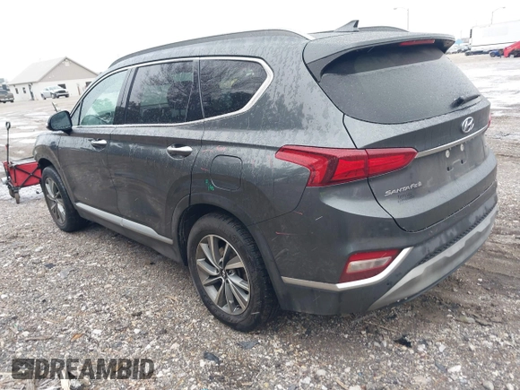 2019 Hyundai Santa Fe Limited with VIN 5NMS5CAD5KH130761, listed as a IAAI auction lot 41473255 with 61,344 mi miles. Bid and sale history available at carsss.com. Image 3.