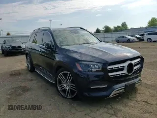 2022 Mercedes-Benz GLS with VIN 4JGFF5KE4NA706416, listed as a Copart auction lot 67030163 with 21,153 mi miles. Bid and sale history available at carsss.com. Image 12.