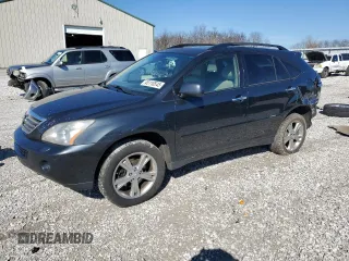 2008 Lexus RX 400h with VIN JTJGW31U982006280, listed as a Copart auction lot 45110545 with 297,575 mi miles and Salvage Title. Bid and sale history available at DreamBid. Image 1.