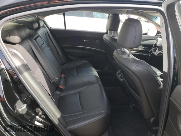2016 Acura RLX Tech Pkg with VIN JH4KC1F56GC001735, listed as a Copart auction lot 80839074 with 100,452 mi miles and Salvage Title. Bid and sale history available at carsss.com. Image 10.