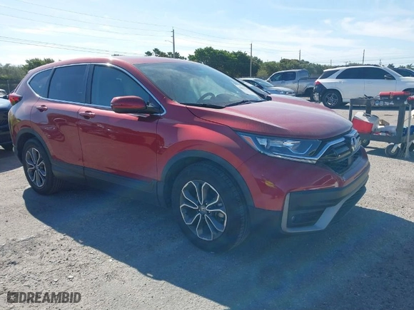 2022 Honda CR-V EX with VIN 7FARW1H53NE024446, listed as a IAAI auction lot 41853249 with 16,896 mi miles. Bid and sale history available at carsss.com. Image 1.
