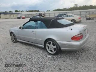 2002 Mercedes-Benz CLK 320/430 with VIN WDBLK70G32T105080, listed as a Copart auction lot 69714474 with 135,806 mi miles and Salvage Title. Bid and sale history available at carsss.com. Image 2.