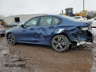 2023 BMW 3 Series 330i xDrive with VIN 3MW89FF07P8D09447, listed as a Copart auction lot 44165635 with 14,256 mi miles and Salvage Title. Bid and sale history available at carsss.com. Image 2.