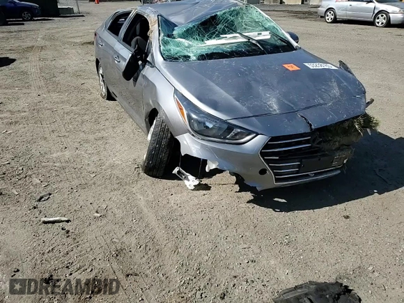 2022 Hyundai Accent SE with VIN 3KPC24A60NE183156, listed as a Copart auction lot 53238185 with 21,423 mi miles and Salvage title. Bid and sale history available at DreamBid. Image 11.