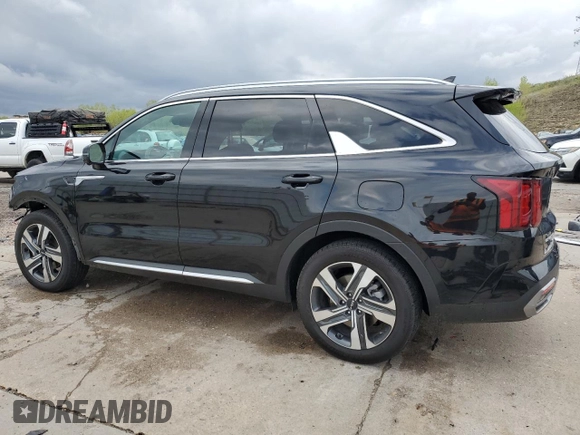 2023 Kia Sorento SX Prestige with VIN KNDRMDLHXP5213992, listed as a Copart auction lot 56145885 with 13,585 mi miles and Salvage title. Bid and sale history available at DreamBid. Image 2.