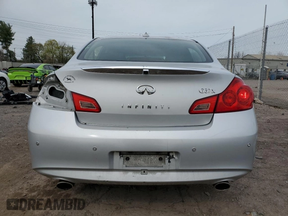 2013 Infiniti G37 x with VIN JN1CV6AR7DM356347, listed as a Copart auction lot 52612295 with 163,965 mi miles and Salvage Title. Bid and sale history available at carsss.com. Image 6.
