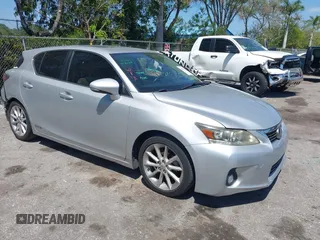2011 Lexus CT 200h with VIN JTHKD5BHXB2029119, listed as a IAAI auction lot 42137569 with 86,052 mi miles and . Bid and sale history available at DreamBid. Image 1.