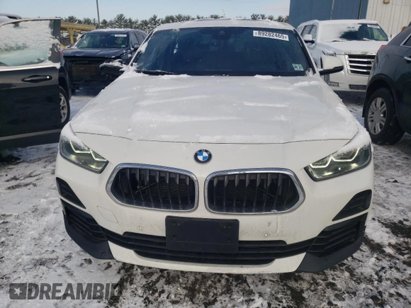 2022 BMW X2 xDrive28i with VIN WBXYJ1C08N5U30857, listed as a Copart auction lot 89282465 with 44,825 mi miles and Salvage Title. Bid and sale history available at carsss.com. Image 5.