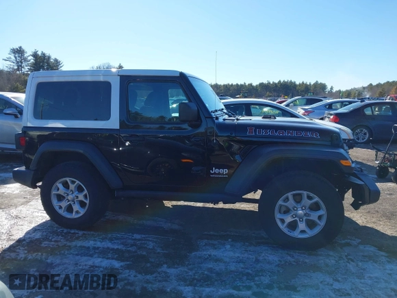 2021 Jeep Wrangler 80th Anniversary with VIN 1C4GJXAN0MW557797, listed as a IAAI auction lot 41505457 with 40,611 mi miles and . Bid and sale history available at DreamBid. Image 13.