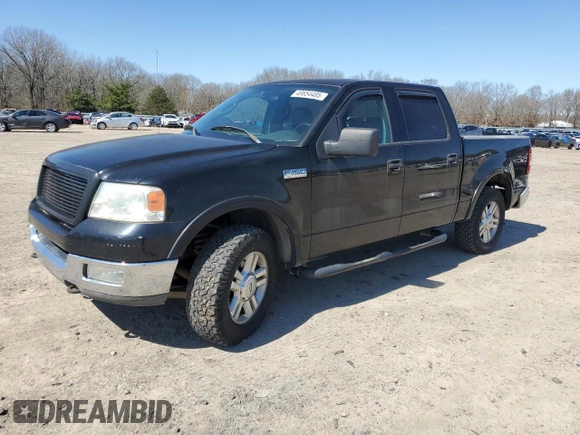 2004 Ford F-150 XLT with VIN 1FTPW14534FA20030, listed as a Copart auction lot 48654485 with 236,116 mi miles and Salvage Title. Bid and sale history available at carsss.com. Image 1.