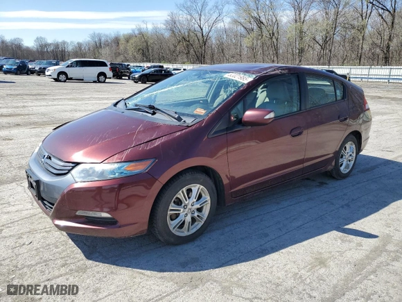 2011 Honda Insight EX with VIN JHMZE2H72BS012355, listed as a Copart auction lot 52021985 with 103,335 mi miles and Salvage Title. Bid and sale history available at carsss.com. Image 1.