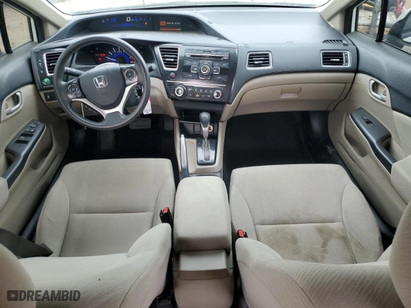 2013 Honda Civic Sdn LX with VIN 19XFB2F59DE213416, listed as a Copart auction lot 53477085 with 69,753 mi miles and Salvage Title. Bid and sale history available at carsss.com. Image 8.